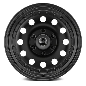 American Racing – AR62 OUTLAW II – Black – 14″x7″ 0mm – All weather Wheels – AR624765B